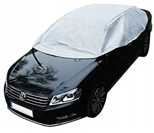 Autoabdeckung Autoplane Halbgarage Frostschutz UV-Schutz Atmungsaktiv Kompatibel mit Model 3