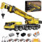 DAXX Technic Grue Mobile Jeu de Construction, Grue Télécommandée 6CH, 4460 Pièces Blocs Compatible avec Lego Technic, Jaune, 78.9 x 18.4 x 36.7cm S08R18311FF44LBQUK