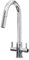W04CH Twin Lever Kitchen Sink Mixer Tap with Pull Out Spray in Chrome