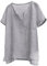 Blusen-T-Shirts Herren-Baumwoll-Leinen-Hemd Kurzarm-Hippie-lässiger Komfort-Strand-T-Shirts (5XL,Kurzarm-Grau)