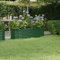 Tidyard Hochbeet Metall Pflanzkübel Pflanzbeet Kräuterbeet Blumentopf Blumenkasten Blumenkübel Gartenbeet Frühbeet Pulverbeschichteter Stahl 152x40x36 cm Grün