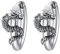 Boucles d'oreilles créoles en forme de dragon en argent sterling 925, hypoallergéniques, gothiques, bijoux cadeaux pour homme et femme, Argent