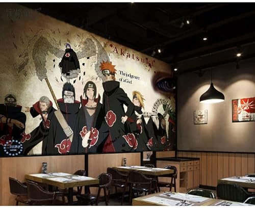 Wandbild Tapeten Anime NARUTO Peripheral Printing Wallpaper Esszimmer Wohnzimmer Hintergrund Wandbild Teenager Kinderzimmer Tapete