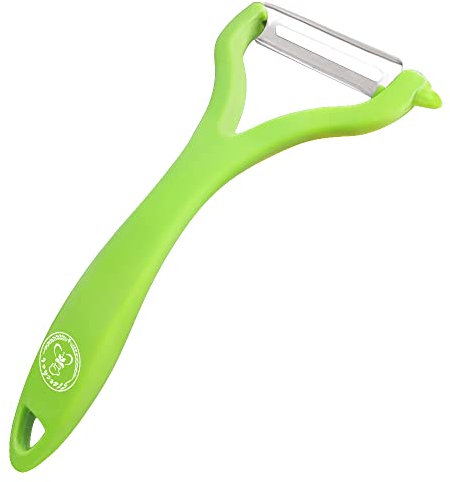 Starchef Y-Shape Peeler Slicer,Vegetable Fruit Peeler Slicer,One-Piece Design,Green