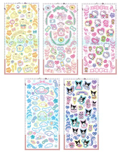Pegatinas Anime Kawaii Cinnamoroll Para Botellas de Agua, Álbumes de Recortes, Ordenadores Portátiles, Guitarras