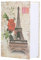 Tissting Caja Fuerte para Libro con Cerradura de Combinación, 18 x 12 x 5,5 cm Torre Parisina Caja Fuerte para Libros de Cerradura de Código Ocultable Caja para Efectivo Joyas