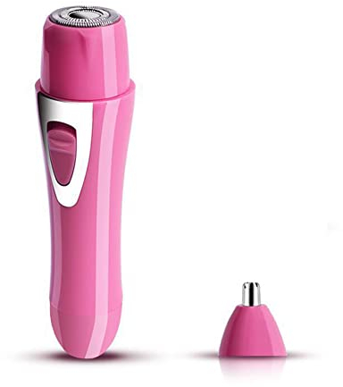 Epilierer für Frauen, 2 in 1 USB Gesichtshaarentfernungsgerät, Lady Shaver für Gesicht Kinn Arm Bein Achselhöhle Bikini, Epilierer für Frauen Gesichtshaarentfernung (Rot)