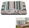Manual Retractable Patio Awning Fabric Replacement Window Awning Cover Waterproof Shade Sunshade Shelter Canopy Sun Shade Canvas for Yard Deck,without Frame(Size:4x3m,Color:Stripe)