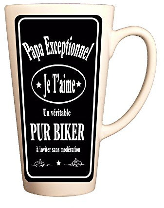 STYLX DESIGN WWW STYLX DESIGN.COM Grand Mug papa pur Biker - tasse - bol biker - tasse fête des pères