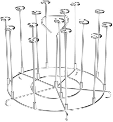 Viitech Air Fryer Skewers Stand Rack, Stainless Steel Kebab Stand for 8 Quart Ninja Foodi, Air Fryer Accessories, Heat Resistant and Easy to Clean, Dishwasher Safe