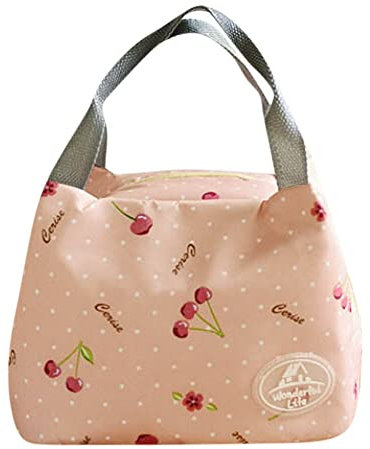 Butterbrotdose Edelstahl Klein Lunchbox Reißverschluss Organizer Tasche Lunch Bag Klapp Kamm (Pink, One Size)