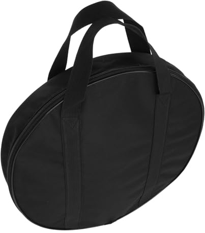FUNOMOCYA Beuteltasche mit Verdicktem Schutz und Praktischem Design Xxl Schwarz aus Oxford Stoff Tragbare und Schützende Gong Schutztasche für Musikinstrumente
