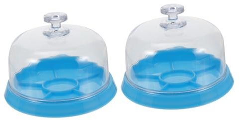 LALADEFIEE 2pcs Watch Dust Covers Repair Tools Tray Storage Watchmaker Repair Tools, Anti-Dust Tray Storage Box Plastic Watch Dust Sheet Cover for Watchmaker