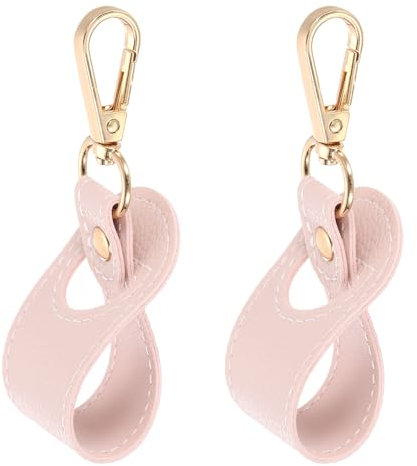 sourcing map 2 Pcs Hat Clip for Travel on Bags, Hands-Free Bag Backpack Hat Holder Accessories for Hanging on Handbags Totes Luggage, Pink