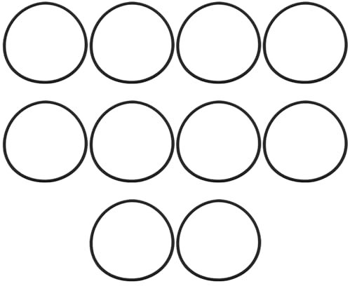 YINETTECH 10 Stück Nitrilkautschuk O-Ring 80 x 74 x 3 mm Dichtung für Rollenlager, Radialkugellager, mechanische Ausrüstung, Rohrleitungssysteme