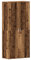 vidaXL Schuhschrank Altholz 80x39x180 cm Holzwerkstoff