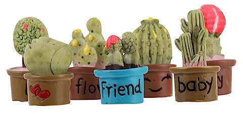 Cabilock 7 Piezas decoración de Plantas suculentas Falso Mini suculentas Artificiales Planta Artificial Plantas Artificiales Suculentos Verdes de plástico realistas micropaisaje de Cactus