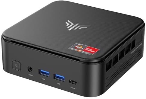 NiPoGi E3B Mini PC ΑΜD Ryzen 5 7430U(Max 4.3GHz,6C/12T) 32Go RAM(16Go+16Go Dual Channels)/1To SSD Mini Ordinateur de Bureau Étude WiFi 6/BT 5.2/4K Triple Display/VESA Supporté