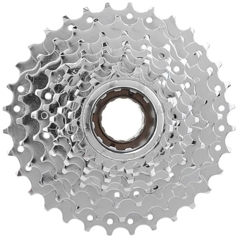 Ritzel Fahrrad, Kassetten & Ritzel Mountainbike Schwungrad 9 Geschwindigkeit Kassette Hinten Chromeplate 24T Radfahren Freilauf