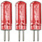 PB-Versand 3x G4 LED 1,5 Watt Lampe dimmbar rot/rotlicht 12V DC 24 SMD Dimmer