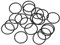 sourcing map Nitrile Caoutchouc Joints Toriques 12mm OD 10mm ID 1mm Largeur Métrique Joint Étanchéité Paquet de 20