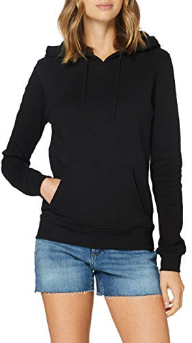 Build Your Brand Ladies Organic Hoody, Black, XXL