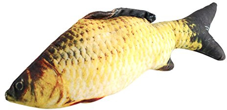 GOTOTOP Simulation Fisch Plüsch Kissen-Weichfisch Spielzeug Gefüllte Kissen Übergroßes Kissen Kreatives Wohnkultur Kinderzimmer Dekoration(40cm)