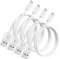 4Pack 2M iPhone Charger Cable, [ Apple MFi Certified ] 6ft Lightning to USB Cable Lead 2m, High Fast Long Apple iPhone Charging Cable for Apple iPhone 12/11 Pro/11/XS MAX/XR/8/7/6s/6/5S/SE iPad Pro
