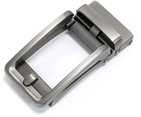 JasGood 40mm Automatische Ratschenschnalle, Ersatz Klickschnalle für 3,5cm Slide Gürtelriemen