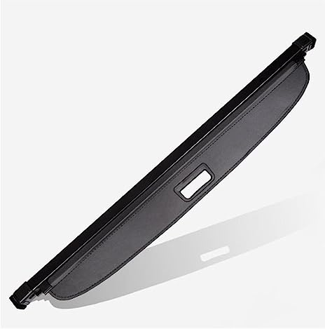 QTIPY Laderaumabdeckung Einziehbare wasserdichte Gepäckraumabdeckung, Zubehör Für Toyota Für Yaris Auto-Innenraum-Heckschutz Gepäckraumabdeckung Hintere (Farbe : Leder)
