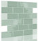 Neukids 15 pezzi 30×13cm adesivi paraschizzi cucina verde salvia, piastrelle adesive cucina, piastrelle adesive bagno, distaccabile
