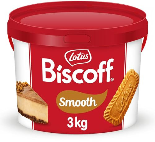 Lotus Biscoff | Crema para Untar | Cremoso | Sabor a Galleta Caramelizada | Vegano | Sin Frutos Secos | Sin Colorantes ni Aromas Añadidos | 3 kg