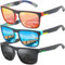 LEDING&BEST Polarisierte Sonnenbrille Herren Damen,Fahren,Angeln,Radfahren,Wandern/Vintage-Brille Outdoor-Sportarten Strand UV-Schutz Sonnenbrillen