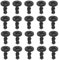 YINETTECH 20pcs Clips à Vis pour Plaque de Couvercle de Compartiment Moteur Compatible avec Cayenne 2003-2010 15,7 X 24 MM OE 95557271000 Clip de Montage Moteur Accessoires de Voiture Noir