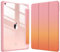 FINTIE Hybrid Case Compatible with iPad 9th / 8th / 7th Generation (2021/2020/2019 Release) 10.2 inch - Shockproof Cover with Clear Back Shell w/Pencil Holder, Auto Wake/Sleep, Sunset Ombre
