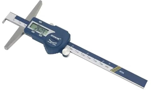 Digital Tiefenmessschieber 200 mm mit Haken, Elektronischer Messschieber mit Einzelhaken, Digitaler Tiefenmessschieber, Tiefen Messwerkzeug (0-200 mm)