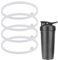 4pcs Lid Gasket Replacement for Blender Bottle Strada Flip Shaker Cup Water Bottle Parts Accessories Leak-Proof, Silicone Seal Ring for Blenderbottle Strada Flip Shaker 24 oz 28 oz