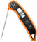 DOQAUS Meat Thermometers, 3S Instant Read Food Thermometer with ±0.5℃ Precision, Backlit LCD, 12cm Stainless Food Probe, Auto On/Off Meat Thermometer Probe for Cooking, Baking, BBQ, Water, Oil,Orange