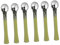 BESTYASH 6stücke Augenmassage-stäbe Zur Anwendung Von Augencreme Metalldesign Für Effektive Linderung Von Schwellungen Und Dunklen Augenringen Tragbar Und Leicht Zu Reinigen