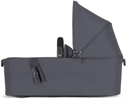 Joolz Aer2 Liegewanne - Leichte, Faltbare Babywanne mit Sicherheitsbügel | erweiterbarem Mesh-Sonnendach, ergonomisch & kompakt, kompatibel mit Aer2 Kinderwagen - Stone Grey