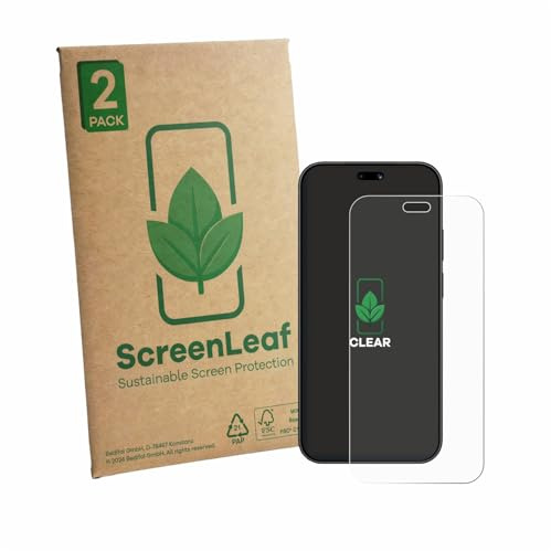 ScreenLeaf 2 Stück Schutzfolie für Huawei Pura 90 [nachhaltiger Displayschutz, Folie, transparent, kratzfest]