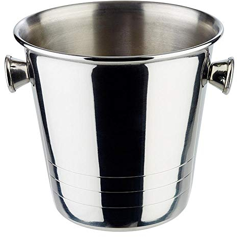 APS 36004 Edelstahl Eiskübel, Ø 13 x 13 cm 1 ltr.