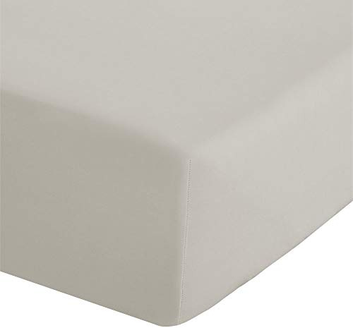 Catherine Lansfield Easy Iron Percale Combed Extra Deep King Fitted Sheet Cream