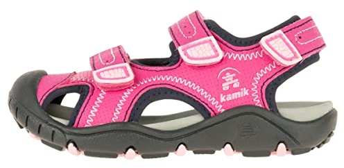 Kamik Mädchen Seaturtle2 Geschlossene Sandalen, Pink (Pink Pin), 39 EU