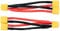 ICQUANZX XT60 Paralleles Batterieanschlusskabel Dual Extension Y Splitter, XT60 Paralleles Batterieanschlusskabel für RC Multicopter Quadcopter