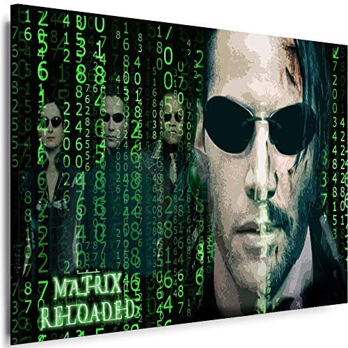 Myartstyle - Bilder Matrix 150 x 100 cm Leinwandbilder XXL - 1 Teilige Wandbilder Film Popular Movies Kunstdrucke w-P-2020-28