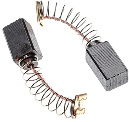 vhbw 2x Kohlebürste 6,5 x 7,5 x 12mm kompatibel mit Hitachi D-10C | D10V1, D10VC, D10VC2, D10VD, D10VF Elektrowerkzeug