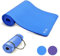 HxG. Esterillas de Yoga Pilates Fitness para gimnasio en casa antideslizante, alfombra suave y cómoda para hacer ejercicio (azul NBR)