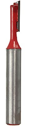Flute Straight Router Bits Wood Router Bit 1/4Shank for Woodworking Groove Chisel Bits 5/32''