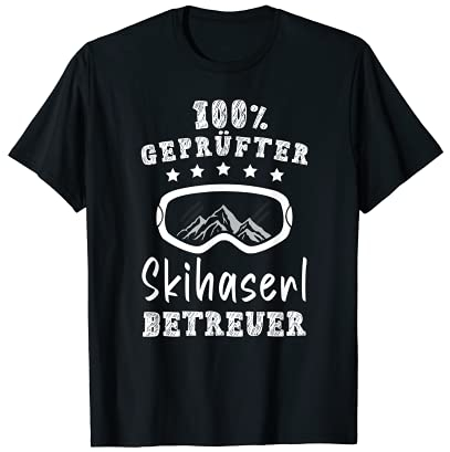Herren Offizielle Skihaserl Carrier Skibunny Apres Ski Party T-Shirt